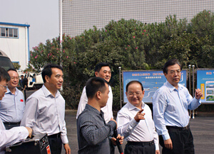 Lu Xinshe, Vice Secretsry of Provincial Party Committee& Governor, Visited Siton