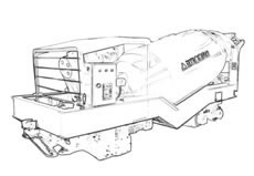 Track Concrete Mixer