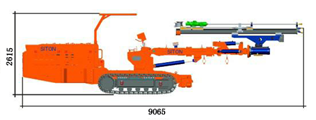 DW1-31 Wheel Drilling Jumbo