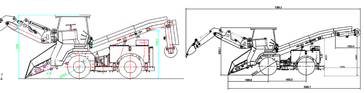LWT-80 Wheel Mucking Loader