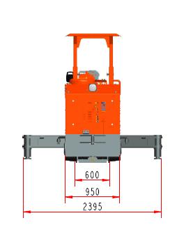 DW1-31 Wheel Drilling Jumbo