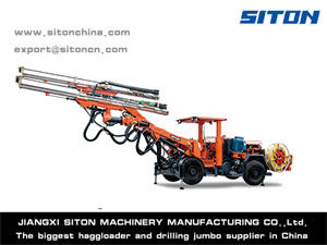 DW2-50 Wheel Double Booms Drilling Jumbo