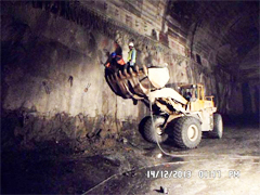 The cast-in-place of anchor rod of factory building
